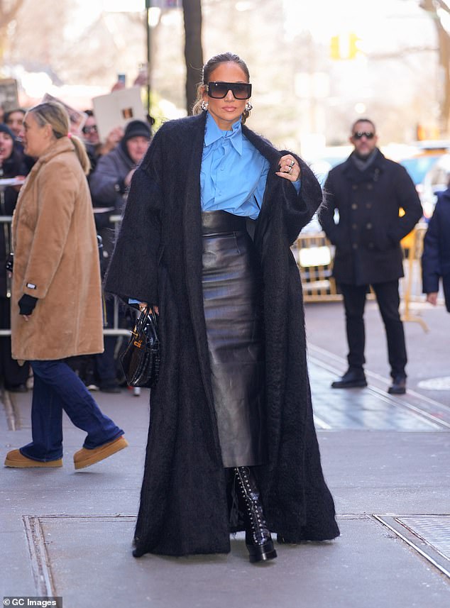 Jennifer Lopez looked stunning as she stepped out into New York City on Thursday morning