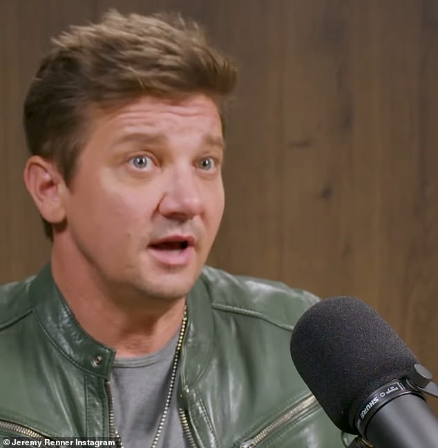 Jeremy Renner sat down with James Corden and described his near-death experience after being run over by a snowplow in his Mount Rose, Nevada neighborhood just over a year ago.