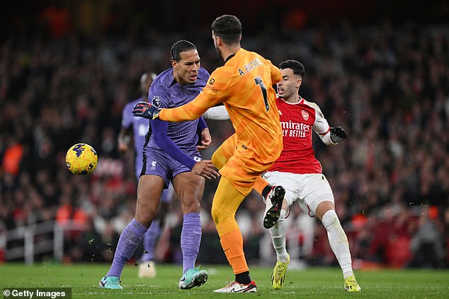 Jurgen Klopp backed Virgil van Dijk and Alisson despite making a mistake in Liverpool's loss at Arsenal