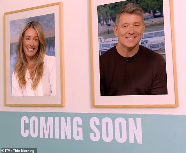 Cat Deeley and Ben Shephard have been unveiled as the new presenters of This Morning, ITV revealed on Friday, with a teaser clip showing their statues set up in the ITV corridors