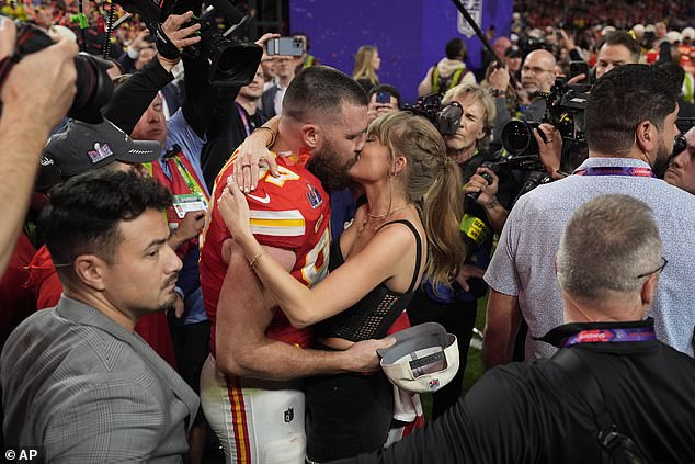 The jersey, signed by both Travis Kelce and Taylor Swift, was sold exactly one week after the Chiefs' Super Bowl win against the San Francisco 49ers