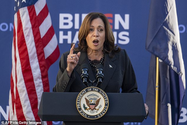 Vice President Kamala Harris speaks at South Carolina State University