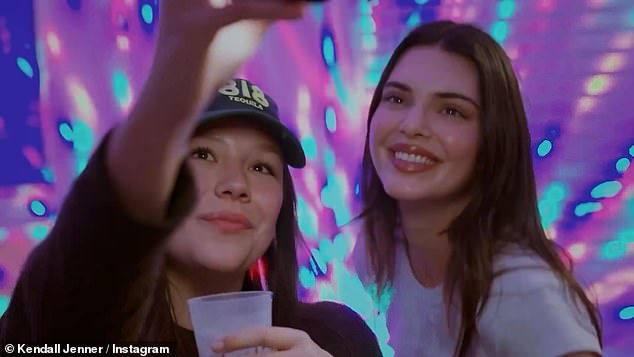 Kendall Jenner gave fans a look at her latest college tour this week to promote her brand 818 Tequila on Instagram