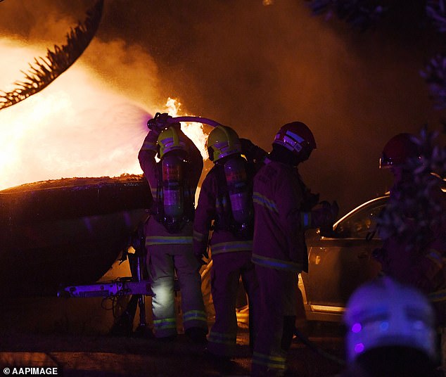 Firefighters made the grim discovery of a body in a property in what police suspect was an arson attack (stock image)