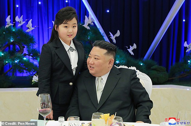 The daughter of North Korean supreme leader Kim Jong-un resembles him in weight