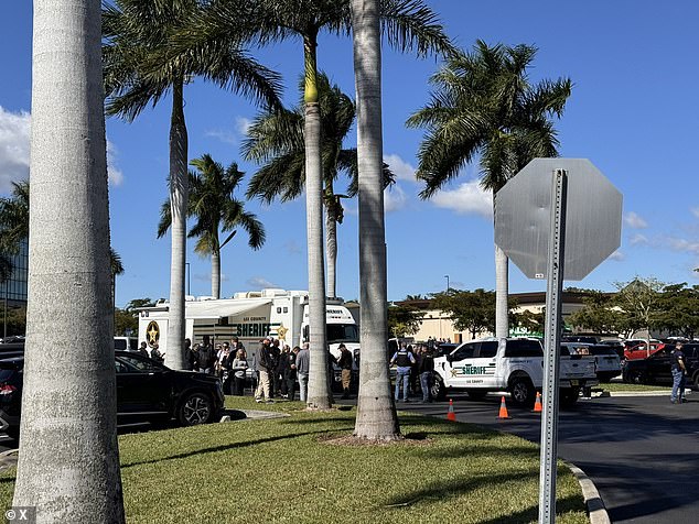 Officers from the Lee County Sheriff's Office were called to investigate an armed robbery at a Bank of America in the Florida city