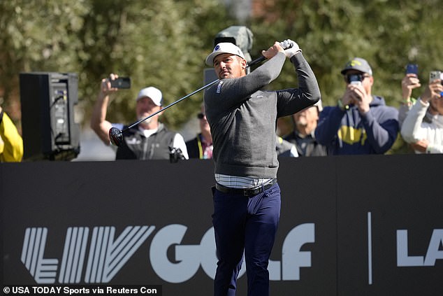 Bryson DeChambeau holds the joint lead at LIV Golf Las Vegas after nine birdies in the second round