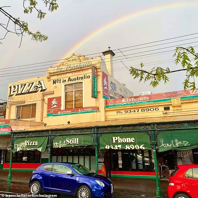 Original Italian restaurant La Porchetta in Carlton (pictured) will close its doors on Sunday