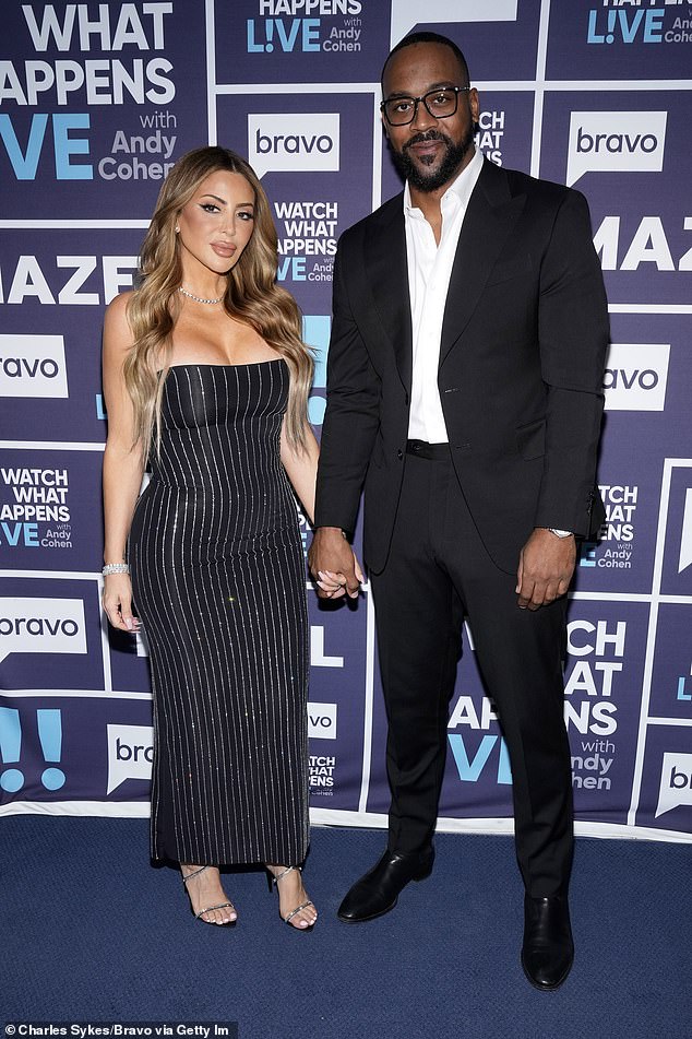 Larsa Pippen, 49, and Marcus Jordan, 33, reunited for Valentine's Day on Wednesday with a trip to a flower shop in Miami, according to TMZ.  They reportedly broke up earlier this week;  seen in January