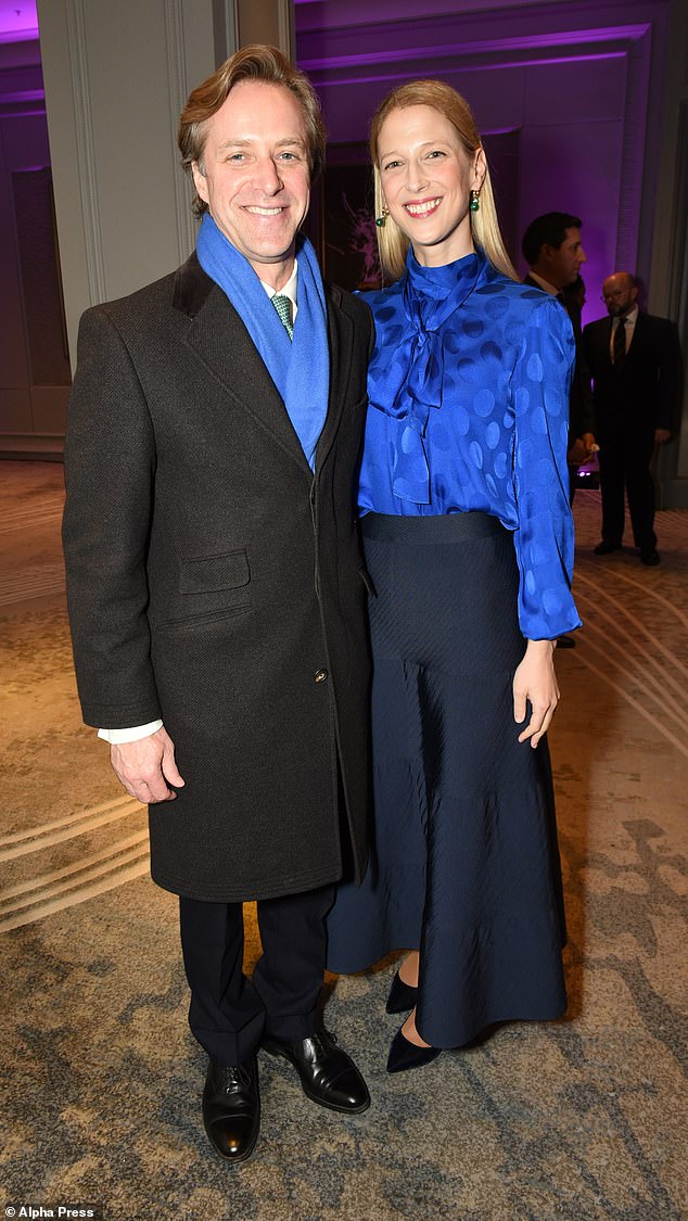 The tragic last photo of Thomas Kingston and his wife Lady Gabriella Windsor, taken at an event in London on Valentine's Day