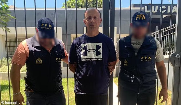 Diego Dirísio was taken into custody by Interpol in Córdoba, Argentina on Friday.  Dirísio and his wife Julieta Nardi, who was also arrested, are accused by authorities in Paraguay and Brazil of buying weapons and ammunition from Europe and then funneling them to gangs in Brazil.