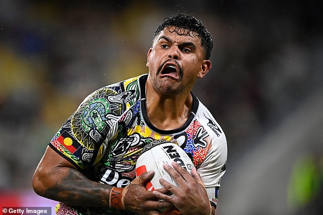 Latrell Mitchell says the best defensive performance he has ever seen lifted his Indigenous All-Stars to a 22-14 win against their Maori counterparts in Townsville