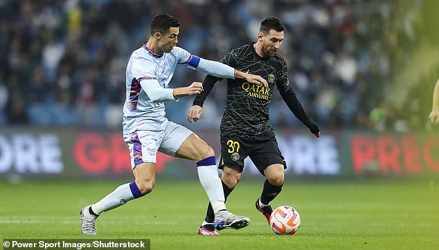 Ronaldo and Messi last faced off on January 19, 2023, when PSG played a Riyadh All-Star team