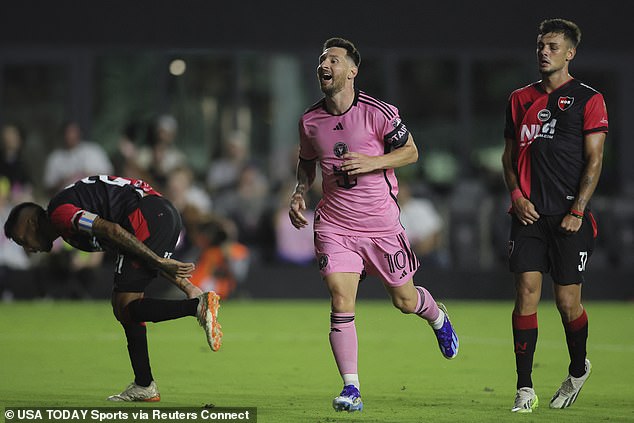 Lionel Messi played for an hour as his Inter Miami side drew Newell's Old Boys 1-1