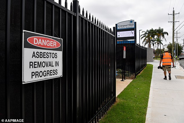 Liverpool West Public School has been closed after asbestos was discovered in its playground