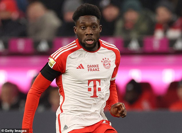 He tops Bayern's shortlist as they look for a replacement for Alphonso Davies, who has reportedly reached a verbal agreement with Bayern Munich