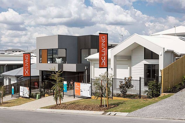 A housing company has gone bankrupt with 29 projects in limbo (pictured is a DC Living home in Brisbane)