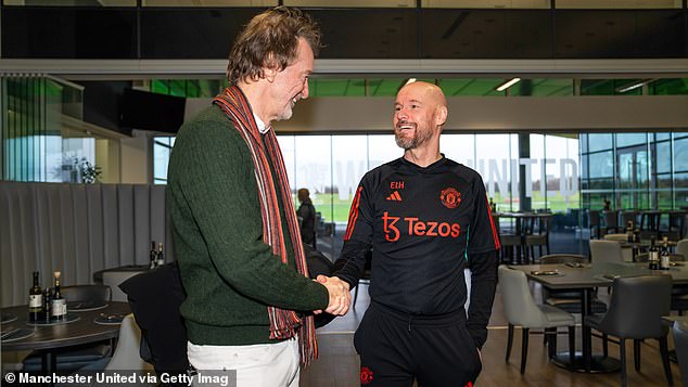 Ten Hag imagined himself shaking hands with Ratcliffe, who paid £1.3 billion for a 25 percent stake