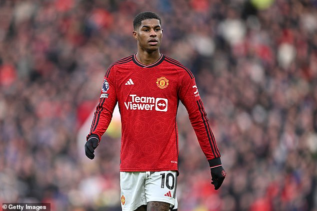 Marcus Rashford and Manchester United boss Erik ten Hag are reportedly hardly speaking