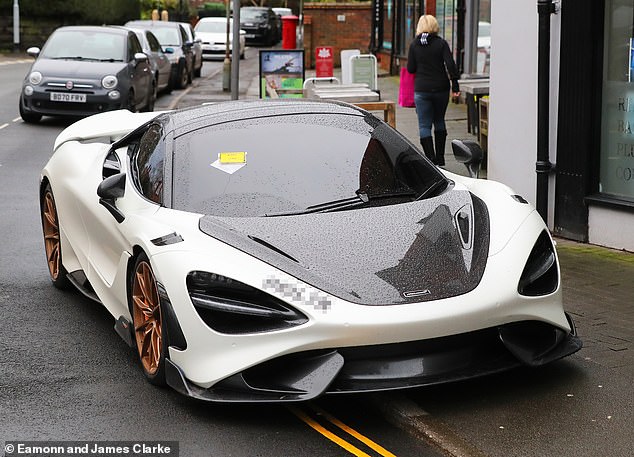 Marcus Rashford was fined for parking his car on the pavement