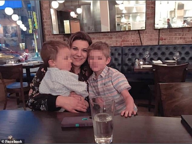 Her Facebook page features an old photo of her smiling next to her sons, aged 8 and 12 respectively, in photos shared shortly after the reported incident of alleged sexual abuse last month.