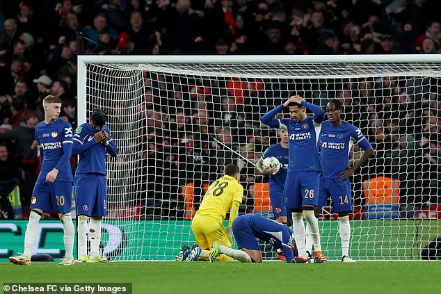 Chelsea had to deal with Liverpool deep into extra time in the Carabao Cup final on Sunday