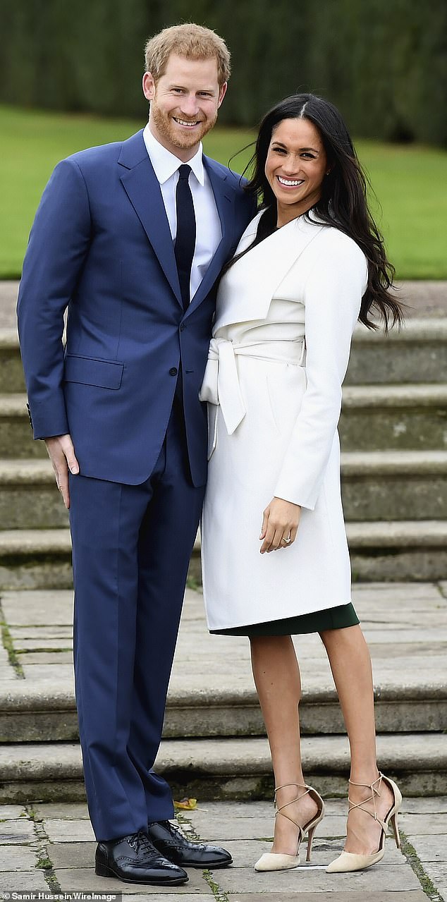 Aquazurra has included a photo of the Duchess of Sussex wearing a pair of the brand's shoes from her engagement photo shoot with Prince Harry in its latest ad.