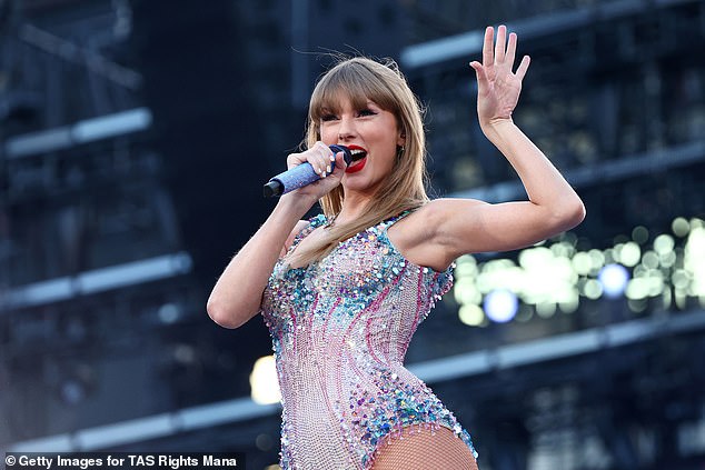 Taylor Swift (pictured) performed in Melbourne last week to the biggest crowd of her career and now die-hard Swifties are on the hunt for 'rare' Eras Tour concert memories