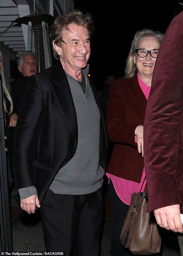 Meryl Streep was spotted on an intimate dinner date with Only Murders In The Building co-star Martin Short after denying romance rumors multiple times