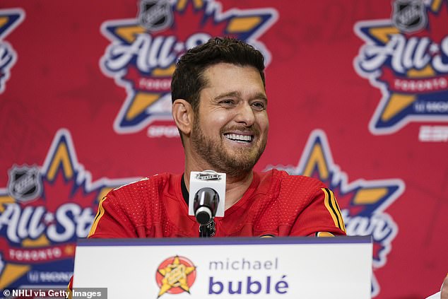 Michael Buble admitted during the 2024 NHL All-Star Game that he was high on mushrooms