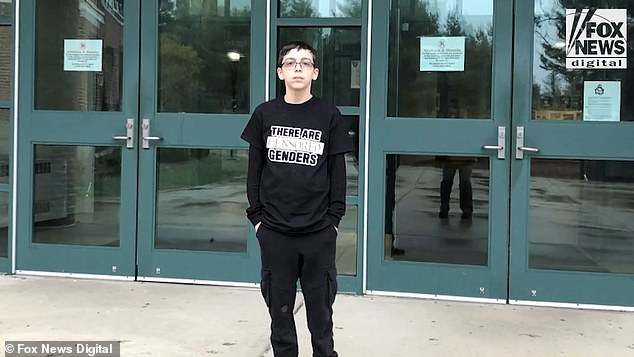 Massachusetts student Liam Morrison, who was reportedly expelled from school for wearing a T-shirt with the words There Are Only Two Genders, has appeared in court over the ordeal