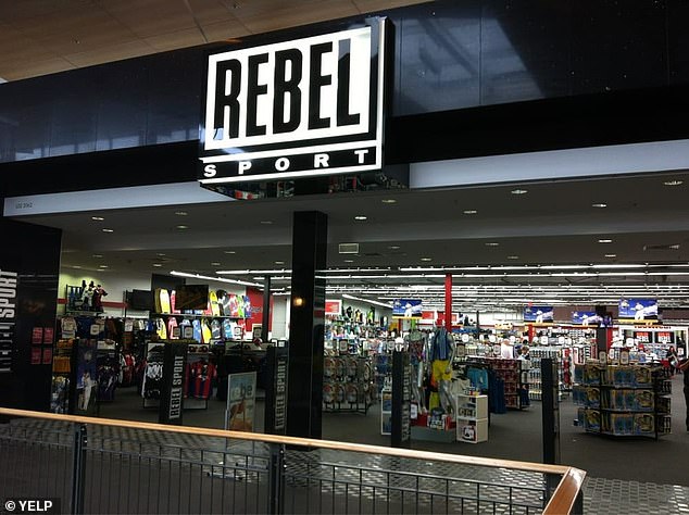 The mother engaged Rebel Sport to redesign the store layout so that people with strollers can safely reach all levels (stock image of a Rebel store)