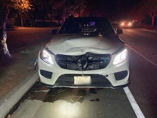 Deputy Rafael Mejia found Grossman a short distance from the accident scene, next to her damaged Mercedes