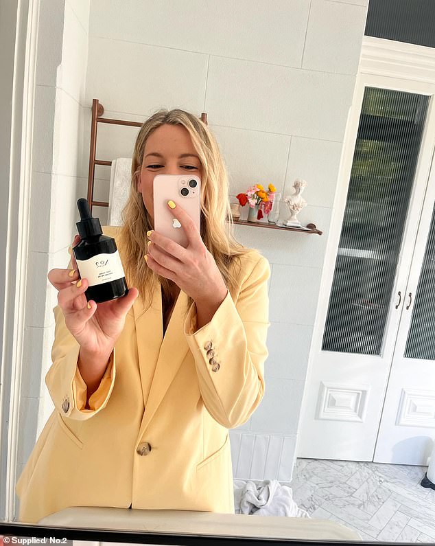 Australian entrepreneur Jess Ruhfus, 32, was living with her partner and male housemate during the pandemic and was fed up with the 'awkward' bathroom situation while working from home all day