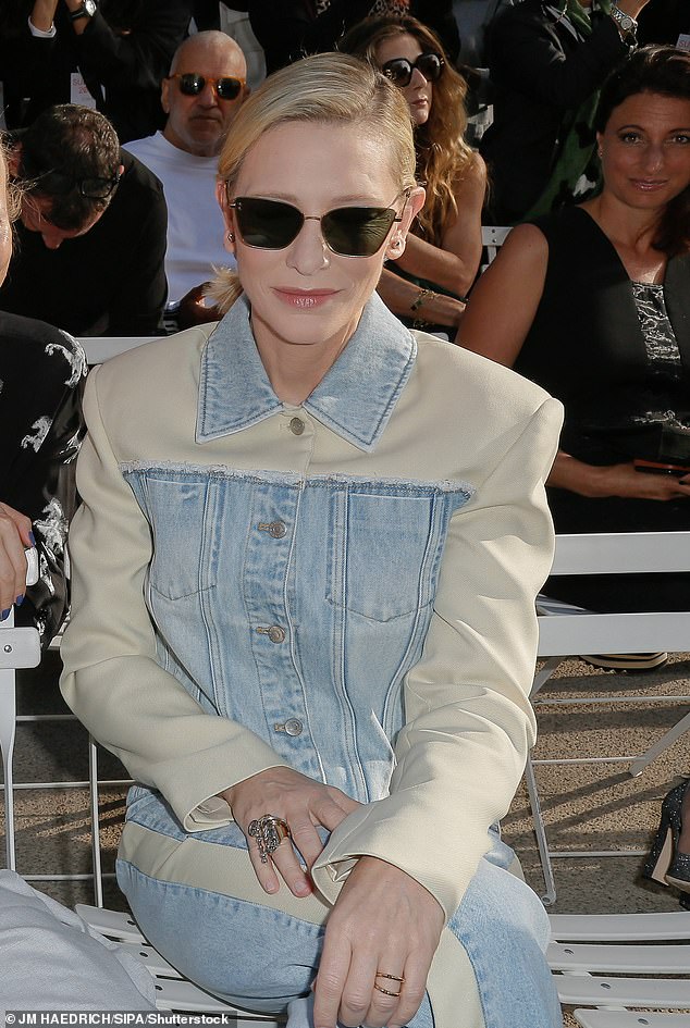 In October 2023, Cate was seen again without her wedding ring as she sat front row at Stella McCartney's runway show during Paris Fashion Week.