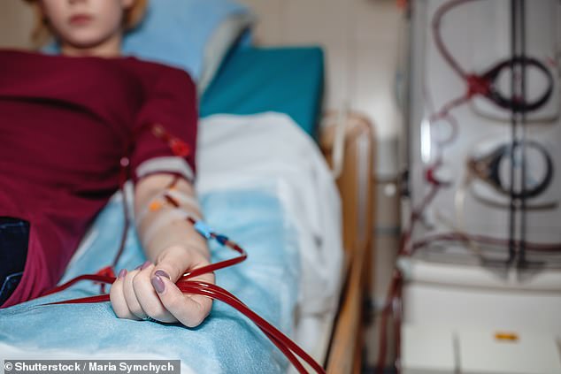 Currently, about 30,000 adults and children need dialysis, which means going to the hospital several times a week to be hooked up to a machine for hours.