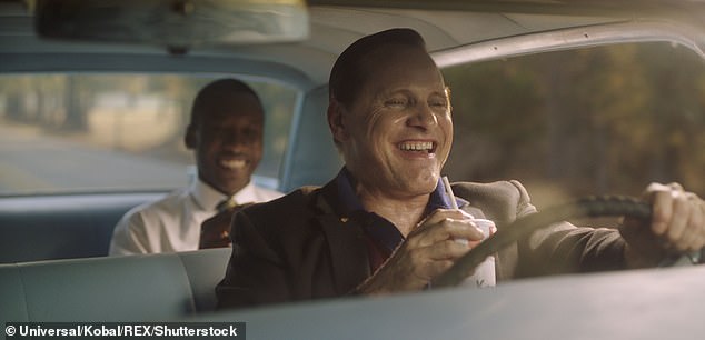 Cinemagoers were blown away by the film in question, Green Book, which was released in 2018 to critical acclaim (pictured Mahershala Ali and Viggo Mortensen in character)