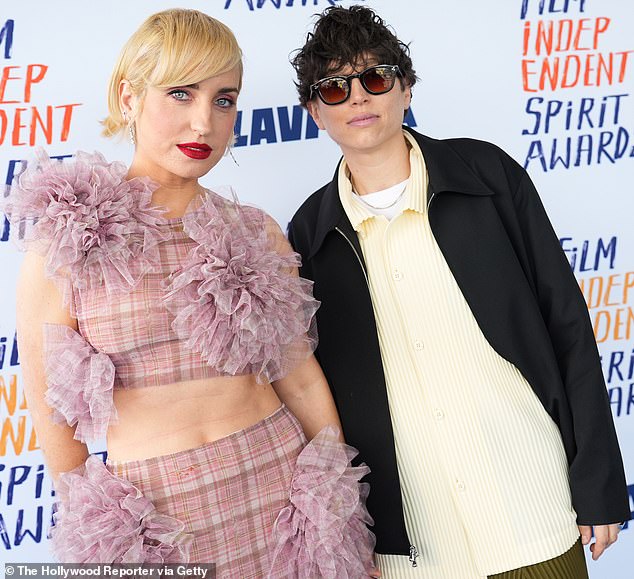 New Girl star Zoe Lister-Jones (left) came out as queer and debuted her romance with non-binary filmmaker Sammi Cohen at the Film Independent Spirit Awards