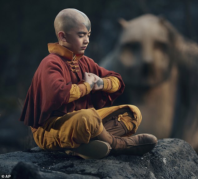 In the remake, Gordon Cormier (pictured) plays 12-year-old Aang, the current Avatar and last survivor of his race, as he learns to master his mythical powers to control the four elements.