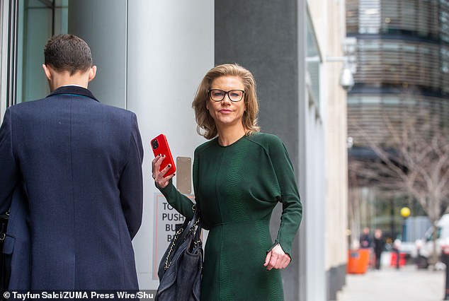 Newcastle United co owner Amanda Staveley arrives for her High Court