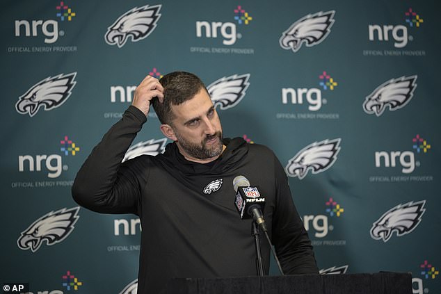 Eagles head coach Nick Sirianni was negatively affected by Dom DiSandro's suspension