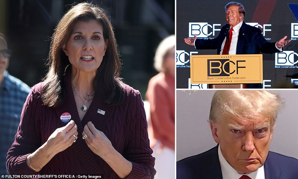 Republican presidential candidate Nikki Haley called former President Donald Trump 