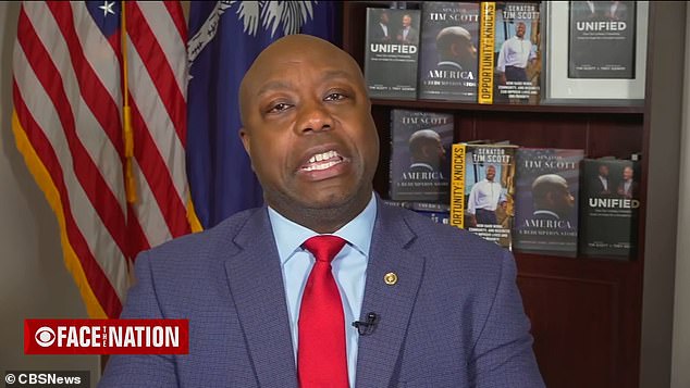 Sen. Tim Scott (R-S.C.) said the name-calling by Nikki Haley's son Nalin is proof their campaign is becoming 'desperate'