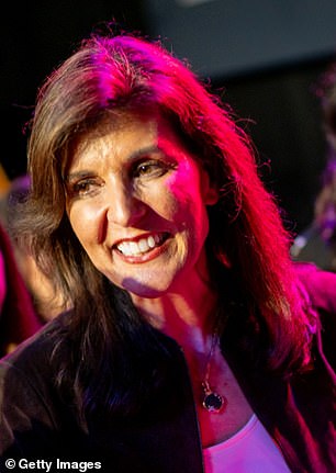 Republican presidential candidate Nikki Haley