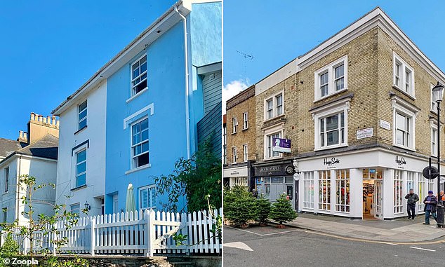 Which of these two different houses for sale with the same asking price of £550,000 would you choose?