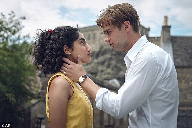 Ambika Mod has detailed her first meeting with her on-screen love interest Leo Woodall before she was cast as the beloved Dex and Em in Netflix's One Day (pictured on One Day)