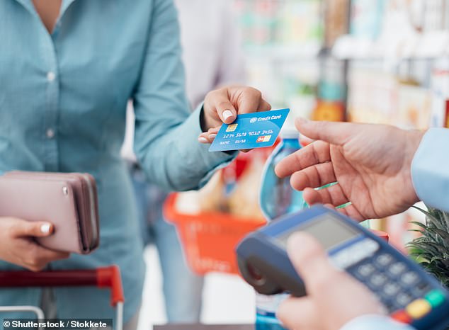 Struggle: One in five credit card borrowers has only been able to make the minimum repayment on their most recent bill