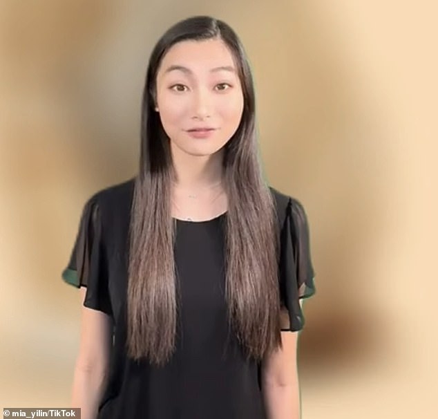 The photo was shared this week by TikTok creator Mia Yilin, who has more than 450,000 followers on the video-sharing app