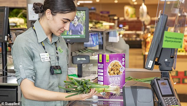 Employees at Woolworths will no longer be allowed to wear Indigenous or LGBTQI+ stickers on their badges, according to a leaked dress code memo that has sparked outrage among some employees (stock image)