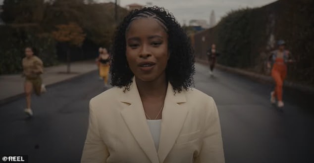 Amanda Gorman, 25, recently joined forces with MilkPEP to promote the inaugural Every Woman's Marathon - and she was featured in a clip this week reciting a poem as women trained for the sporting event in the background